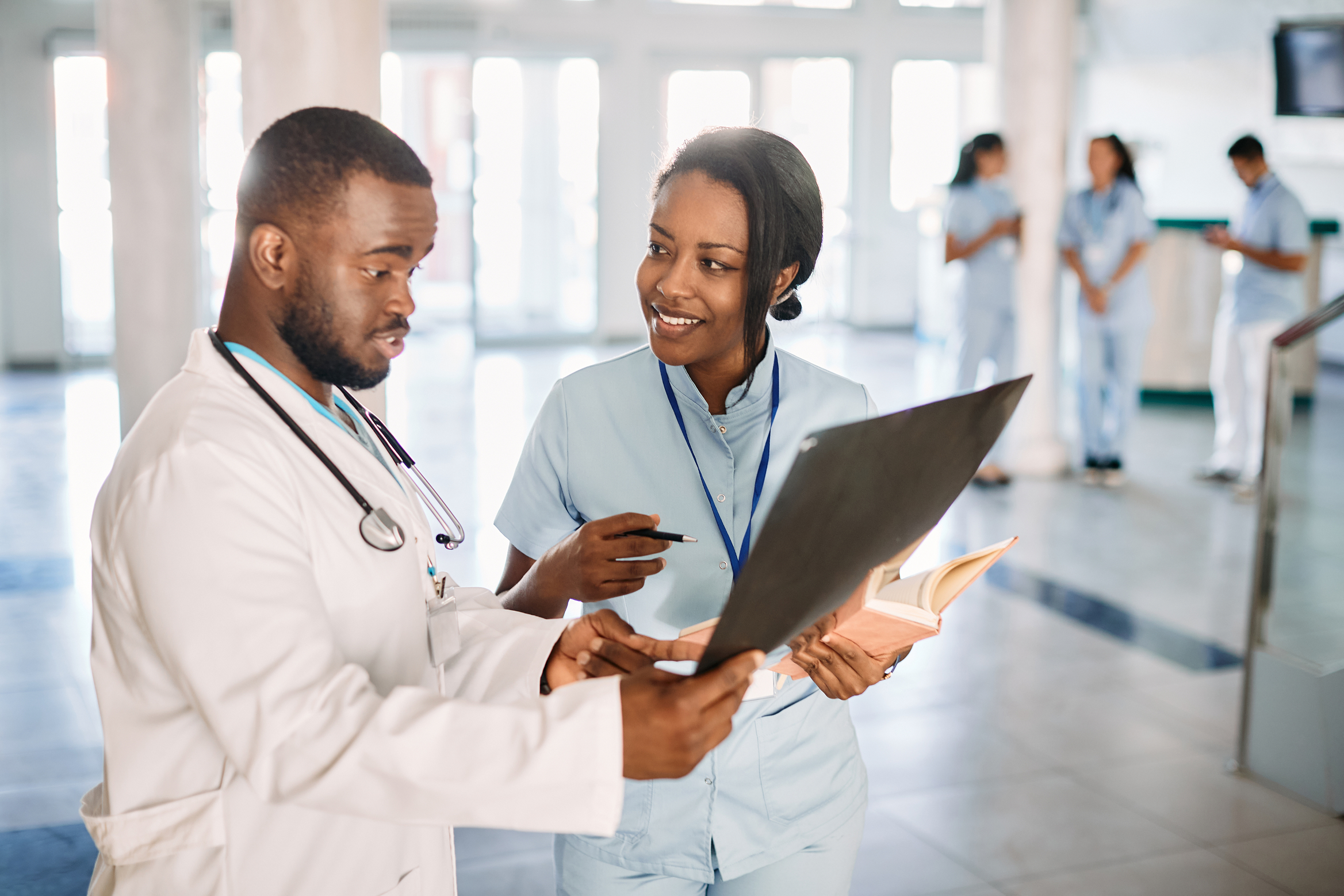 Doctor and nurse